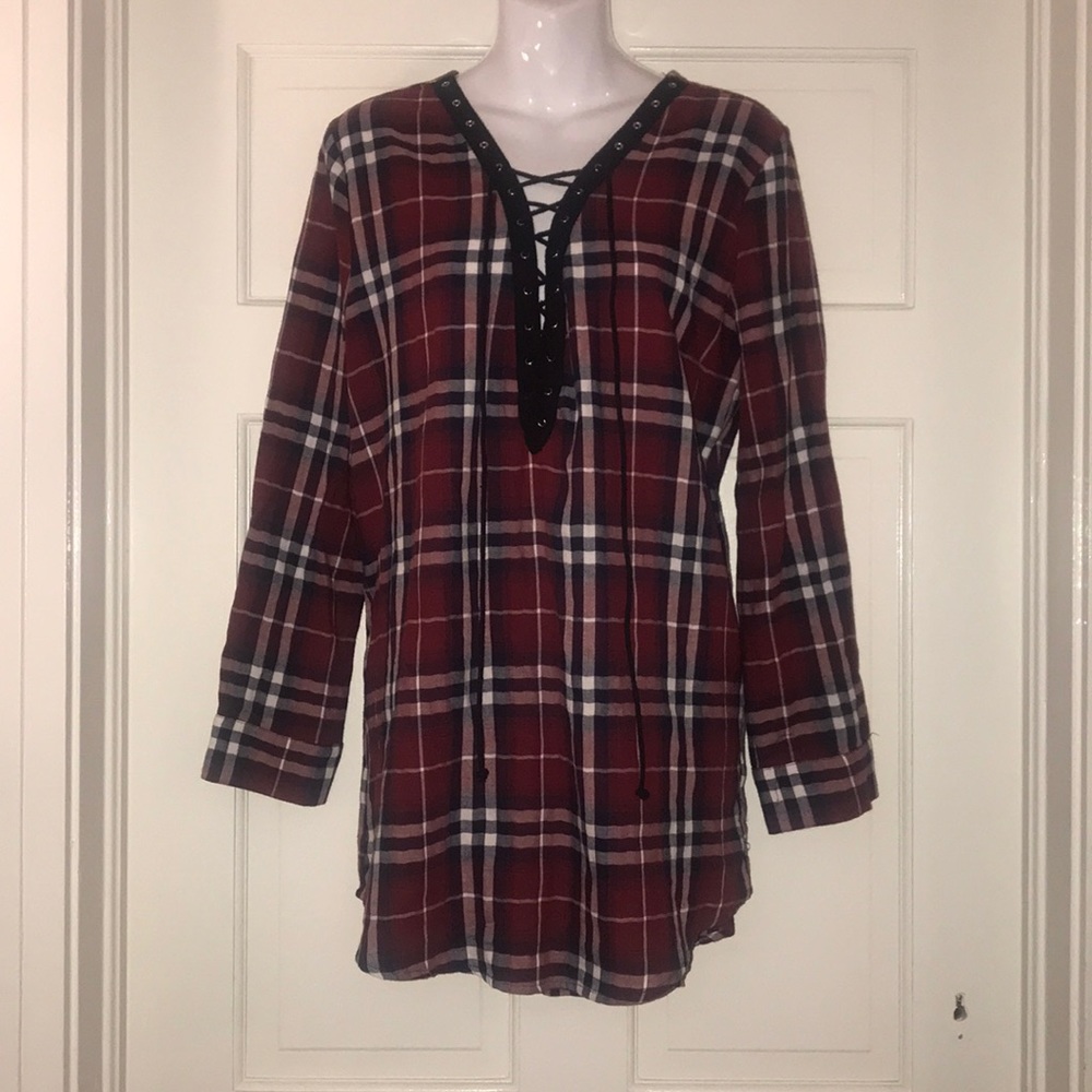 Flannel dress / Top